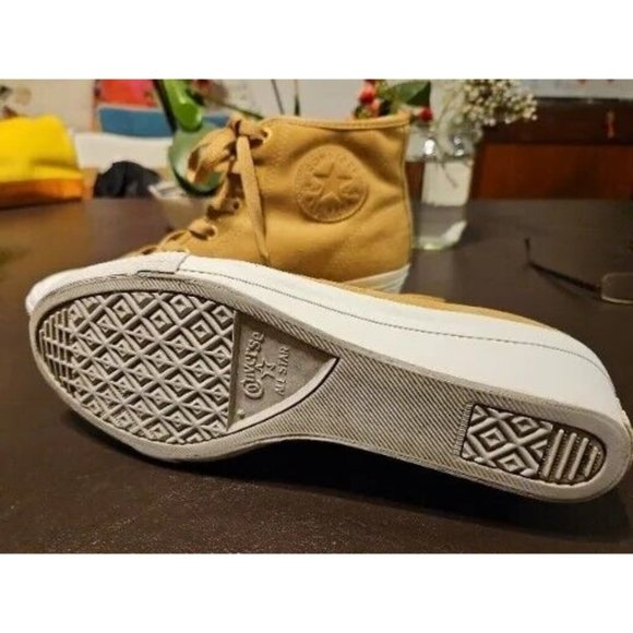 Rare Immaculate SIZE 6 Preloved high heel Converse AllStar Suede thin fur lining - Picture 8 of 16